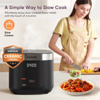 Cosori Rice Cooker 10 Cup, Fuzzy Logic, Ceramic Coating Inner Pot,18-in-1