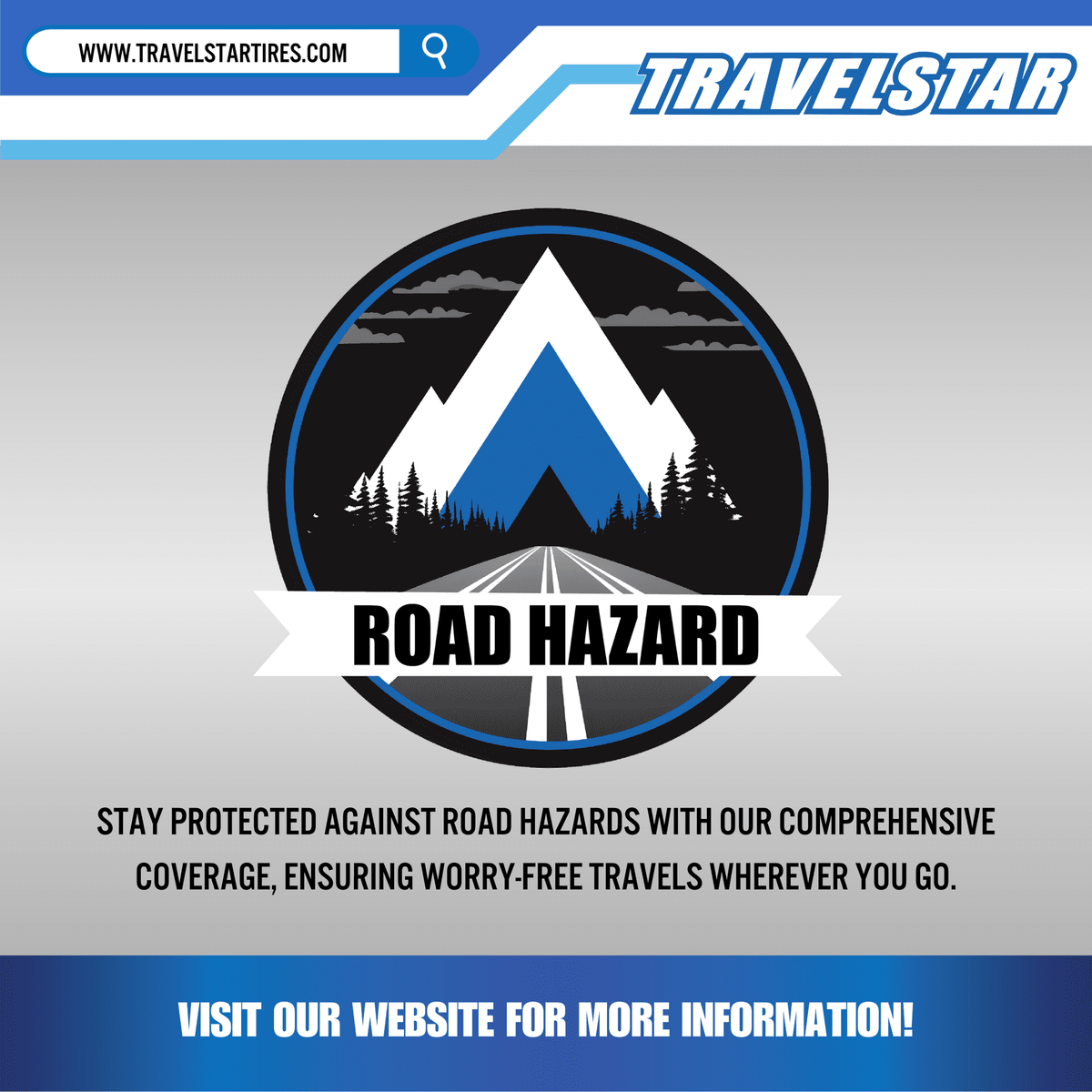 Travelstar Ecopath ST ST205/75R15 111/106M 10Ply Load Range E Radial Trailer Tire ST205/75/15 (Tire Only)