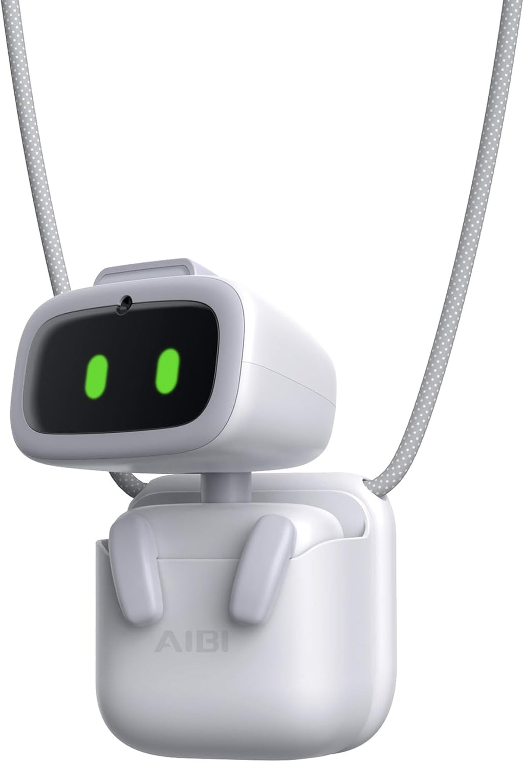 EMOPET Aibi Pocket Pet - Wearable Robot | ChatGPT Powered AI Companion with Voice Commands, Emotional Interaction, Singing & Dancing | Magnetically