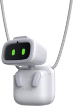 EMOPET Aibi Pocket Pet - Wearable Robot | ChatGPT Powered AI Companion with Voice Commands, Emotional Interaction, Singing & Dancing | Magnetically