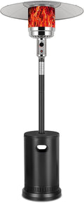 Hykolity 50,000 BTU Propane Patio Heater with Table Design, Stainless Steel Burner, Triple Protection System, Wheels, Outdoor Heaters for Patio