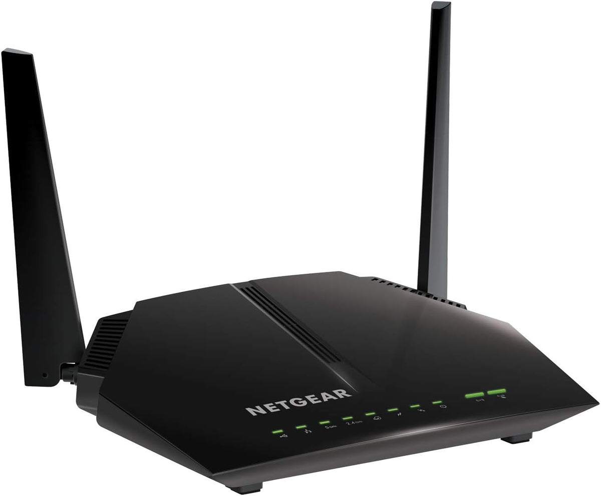 NETGEAR Cable Modem WiFi Router Combo C6220 - Compatible with All Cable Providers Including Xfinity by Comcast, Spectrum, Cox | for Cable Plans Up to
