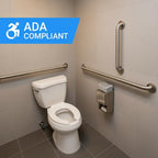 Prestige Commercial Grab Bar Bundle 3-Pack 1.5in Dia 18/36/42in ADA