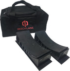 Beech Lane Camper Leveler 2 Pack with Carrying Bag - Precise Camper Leveling, Includes Two Curved Levelers, Two Chocks, Two Rubber Grip Mats, and A