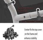 Rutile 10 x 20 FT Carport Replacement Cover, Heavy Duty Car Tarp Canopy Tent Replacement Top w/Ball Bungees Gray (Only Top Cover, Frame is not