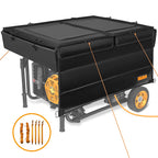 IGAN Generator Tent Waterproof Generator Cover Windproof Kit 3500–12000 Watt 10 lb. Pro Max Black