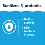 HTH 1-inch Chlorine Tablets — Tablet Form, 5 lb — Pool Sanitizer to Kill Algae & Bacteria