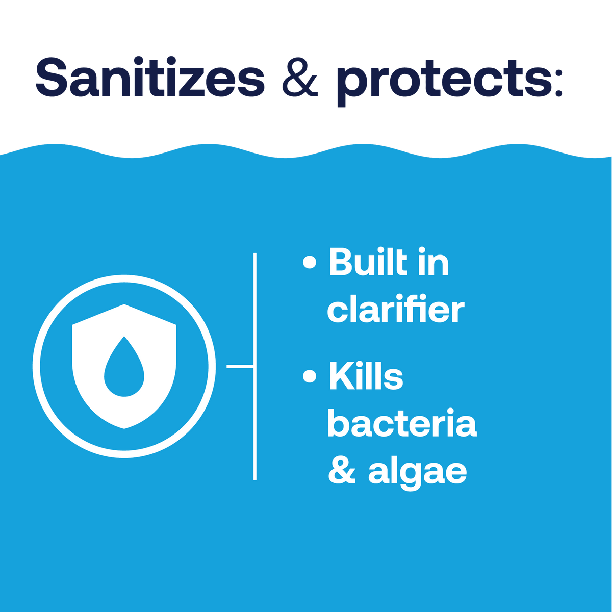 HTH 1-inch Chlorine Tablets — Tablet Form, 5 lb — Pool Sanitizer to Kill Algae & Bacteria