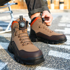 Safety Steel Toe Work Boots with Dials Closure System