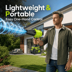 Cordless Leaf Blower with 2x 4.0Ah Batteries, 980,000 RPM Handheld Electric Leaf Sweeper, Lightweight Blower for Patio Cleaning, Lawn Care, Dust and