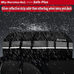 Car Top Cargo Carrier 21 Cubic ft Bag with Reflective Strip, 840D PVC Soft Roof Top Cargo Bag 100% Waterproof Fit for All Vehicle with/without Rack