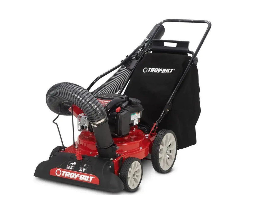 Troy-Bilt Gas Powered Chipper Shredder Vacuum, 24 in Vacuum Width, 1.5 in Chipping Capacity - CSV060B