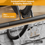 JOZ 6 Bike Floor Parking Racks, Bicycle Outdoor and Indoor Storage Racks, Black