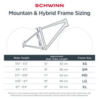 Schwinn Network 6c Hybrid Bike, 21 Speeds, Large 19.5 in Men's Style Frame, 700c Wheels, Grey