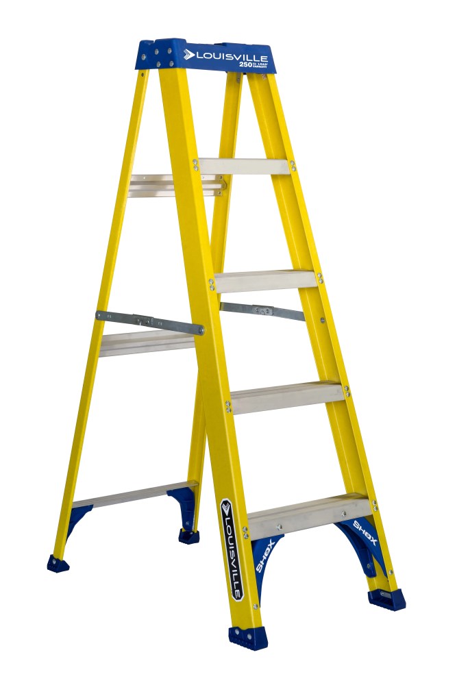 Louisville Ladder 5-Foot Fiberglass Step Ladder, 250-Pound Load Capacity, Type I - FS2005
