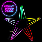 Joyfy 100 Pcs Glow Sticks Bulk, 8" Glow in The Dark Neon Party Supplies, Glow Bracelets and Necklaces Party Pack