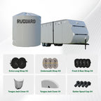 RVGUARD RV Cover, Travel Trailer Cover, for 27'-30' RV, Grey