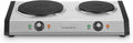 Cuisinart Double Burner Hot Plate, 1800W, Stainless Steel/Black