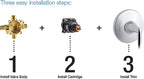 KOHLER 8304-K-NA Rite-Temp Pressure-Balancing Valve Body and Cartridge Kit, Shower Valve System, 5.0 GPM, Simple Installation & Maintenance