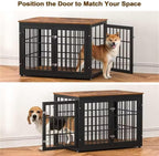 38" Heavy Duty Dog Crate Furniture for Large and Medium Dogs
