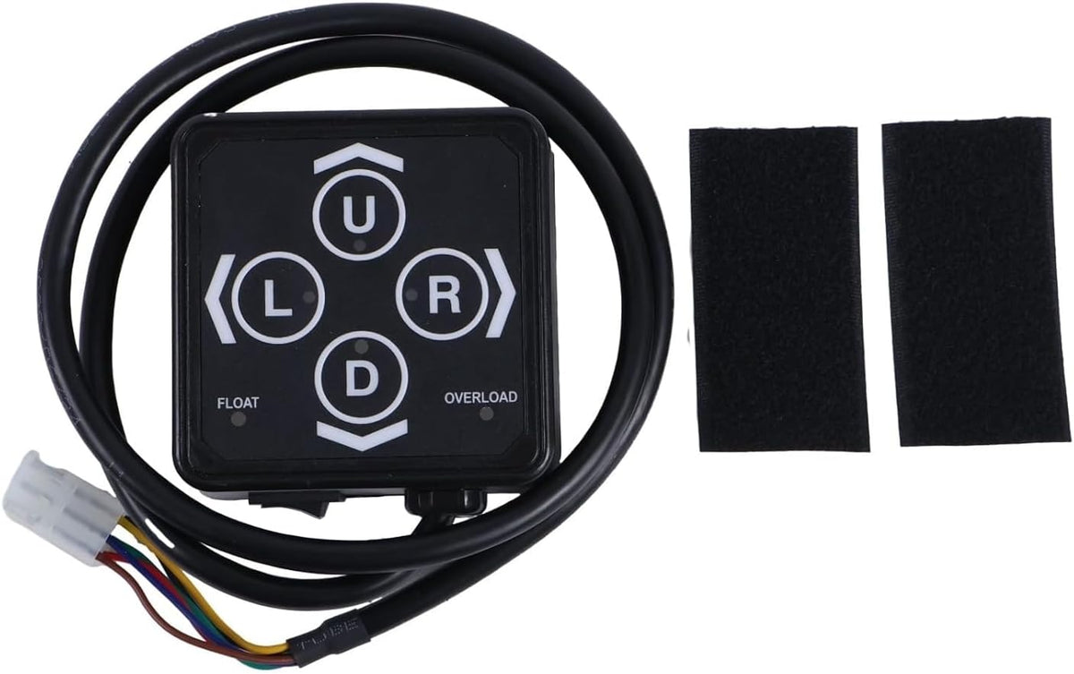 6 Plugs Membrane Switch Snow Plow Touch Pad Controller 22154 22690 56462 Compatible with Meyer E47 E57 E60 Snow Plows for Buyers 1306083 1306901