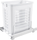 Rev-A-Shelf Large Pullout Clothes Hamper, Steel Frame & Polymer Laundry Bin