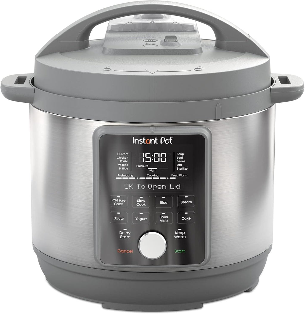 Instant Pot 6 Qt 9-in-1 Electric Pressure Cooker, WhisperQuiet