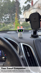 EMOPET Aibi Pocket Pet - Wearable Robot | ChatGPT Powered AI Companion with Voice Commands, Emotional Interaction, Singing & Dancing | Magnetically