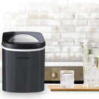 Frigidaire Portable Self-Cleaning Ice Maker, Black Stainless Steel - EFIC117-Ssblack_Sc