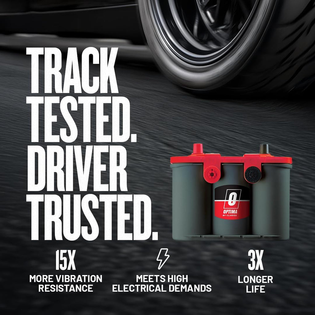 OPTIMA® Batteries High Performance 6V REDTOP® Sealed AGM 6V Battery