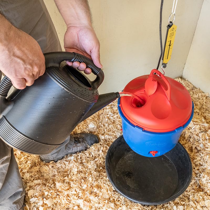 Premier 1 All-Season Heated Poultry Waterer for Chickens & Ducks – 3 Gallon