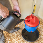 Premier 1 All-Season Heated Poultry Waterer for Chickens & Ducks – 3 Gallon