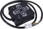 6 Plugs Membrane Switch Snow Plow Touch Pad Controller 22154 22690 56462 Compatible with Meyer E47 E57 E60 Snow Plows for Buyers 1306083 1306901