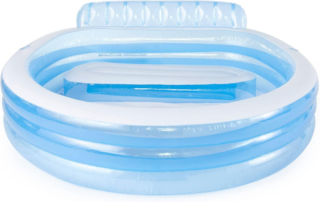 INTEX Round Family Lounge Inflatable Swimming Pool for Kids and Adults