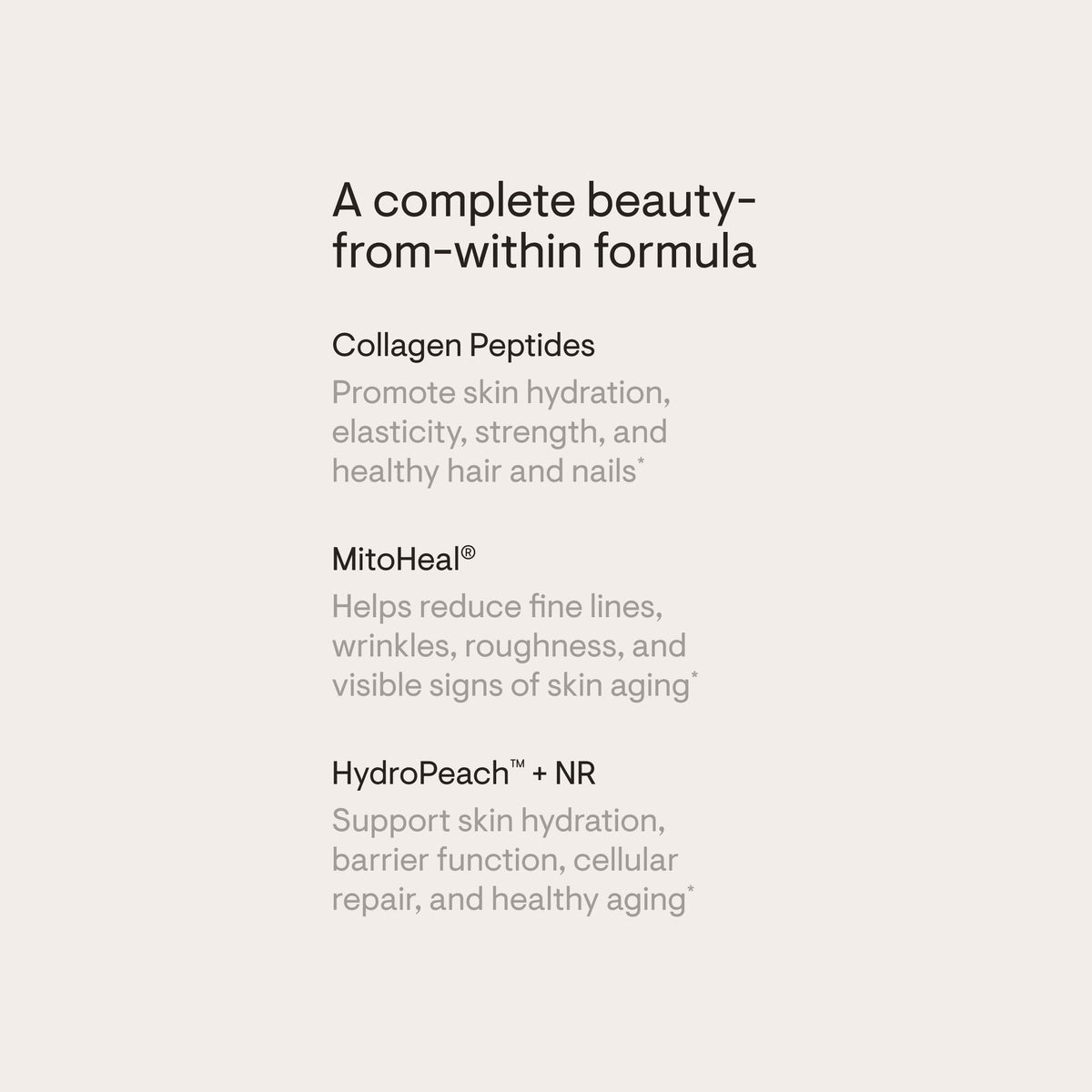THORNE Collagen Plus, Collagen Peptides with NR & Ceramides, 30 Servings