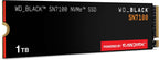 WD_Black SN7100 1TB NVMe SSD - Gen4 PCIe, M.2 2280, Up to 7,250 MB/s Read Speed, Up to 6,900 MB/s Write Speed, Next Gen TLC 3D NAND, for Laptops