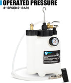 3L Pneumatic Brake Pressure Bleeder Kit, One-Person Operation