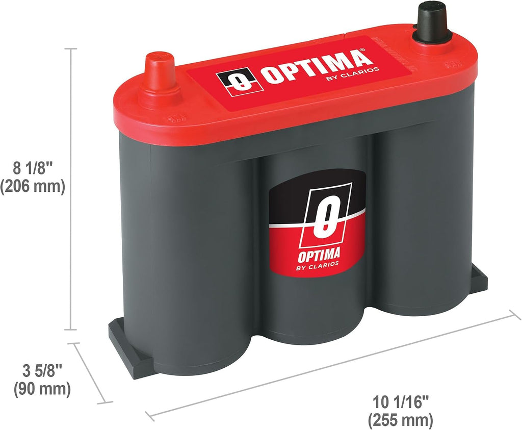 OPTIMA® Batteries High Performance 6V REDTOP® Sealed AGM 6V Battery
