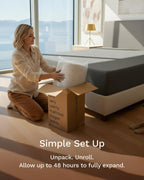 Viscosoft 3 Inch Memory Foam Mattress Topper King - Pain & Pressure Relief