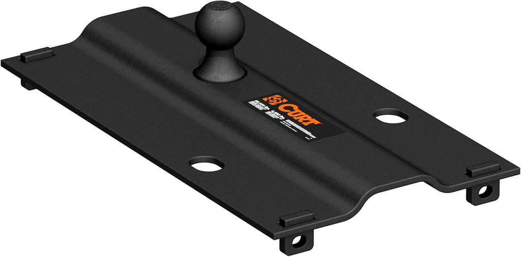 CURT 16055 5th Wheel Rail Gooseneck Hitch, 25,000 lb, 3" Offset