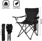 Damei century 4Pack Folding Camping Chairs, Portable for Beach, Lawn, Yard