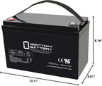 Mighty Max Battery 12V 125AH SLA Battery for Zoeller 508 Aquanot Backup Sump