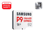 Samsung P9 Express microSDXC 512GB for Nintendo-Switch 2