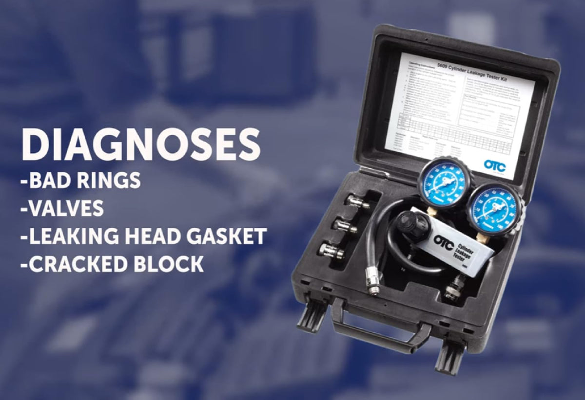 OTC 5609 Cylinder Leakage Tester Kit with Storage Case