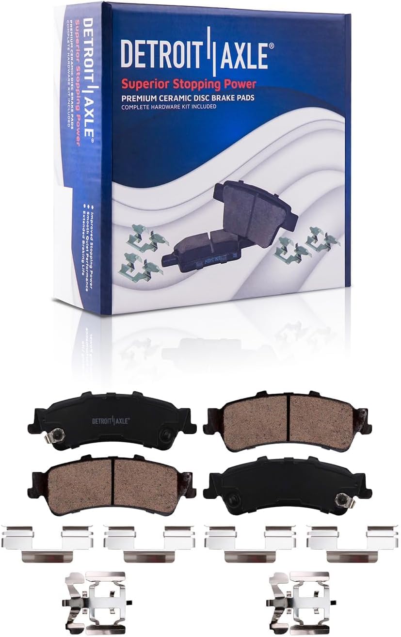 Detroit Axle - Rear Brake Kit for 1999-2006 GMC Sierra Chevy Silverado 1500