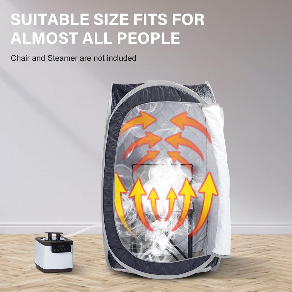 Portable Sauna Tent, Foldable One Person Full Body Spa Without Steamer