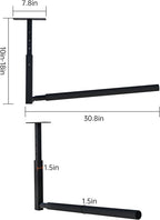 Ceiling Ladder Rack, 150 lbs Garage Storage, Adjustable