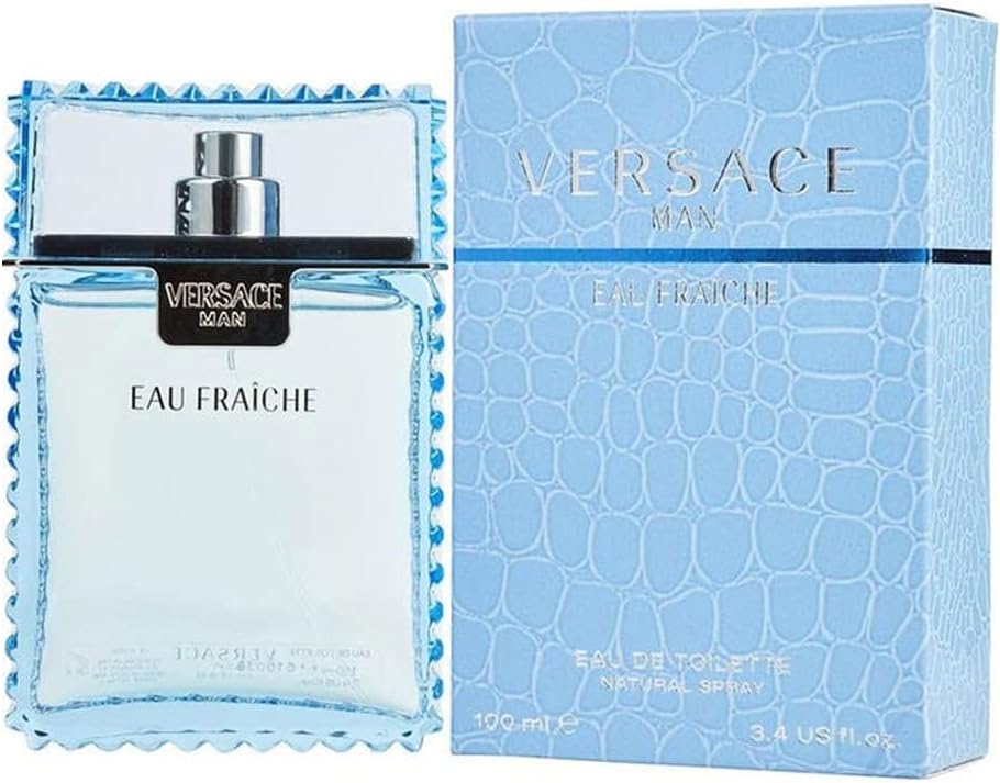 Versace Man Eau Fraiche by Versace for Men 3.4 oz Eau de Toilette Spray