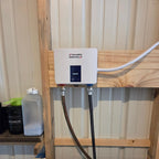 Tankless Small Water Heater Electric 120V 29.2Amp, ThermoMate 3500W On Demand Instant Hot Water Heater with Temperature Display for Kitchen Bathroom