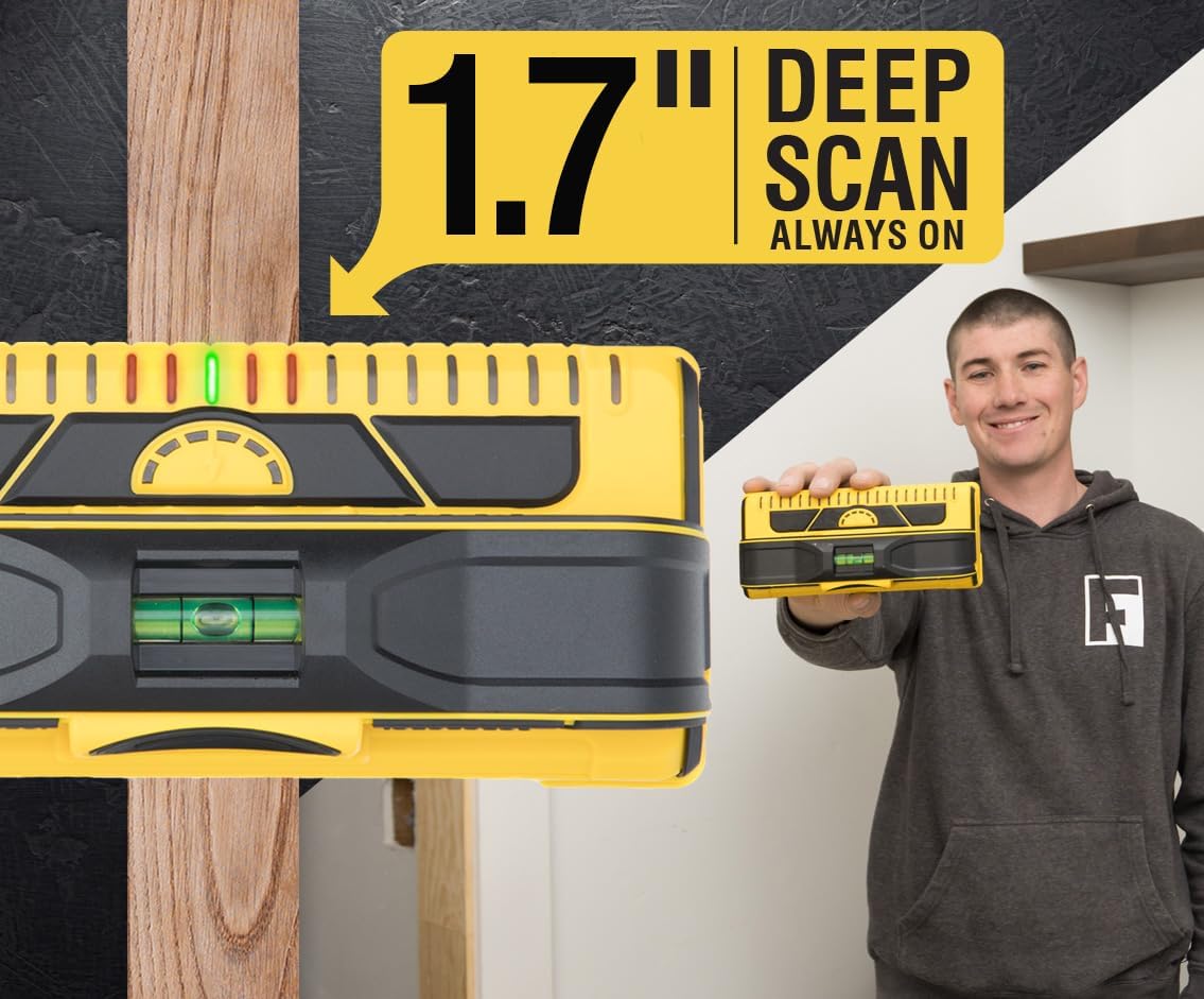 Franklin Sensors ProSensor M210 13-Sensor Stud Finder, Live Wire Detection